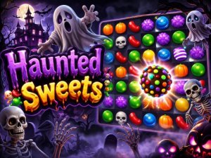 Haunted Sweets Match 3 Puzzle