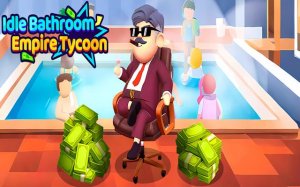 Idle Bathroom Empire Tycoon - Spa Management Simulator Game