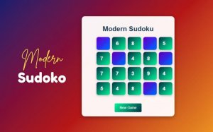 Modern Sudoku Puzzle Game Online