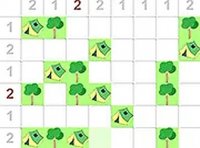 Daily Trees and Tents Puzzle Game