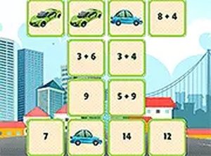 Math Memory Match Online Game