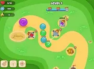 Monkey Bubble Defense Online Game