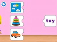 World of Alice: Images and Words Puzzle Game