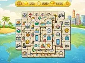 Travel Mahjong Deluxe Online Puzzle Game