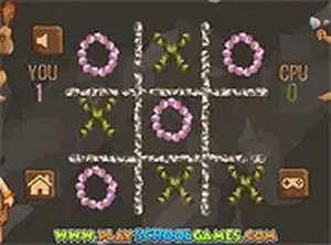 Tic Tac Toe Stone Age Online Game
