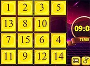 4X4 Number Slider Puzzle Game