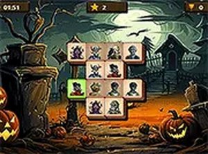 Undead Mahjong Halloween Puzzle Game