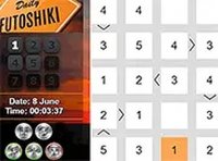 Daily Futoshiki Puzzle Game