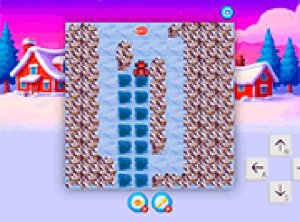 Snow Maze Puzzle: Winter Challenge